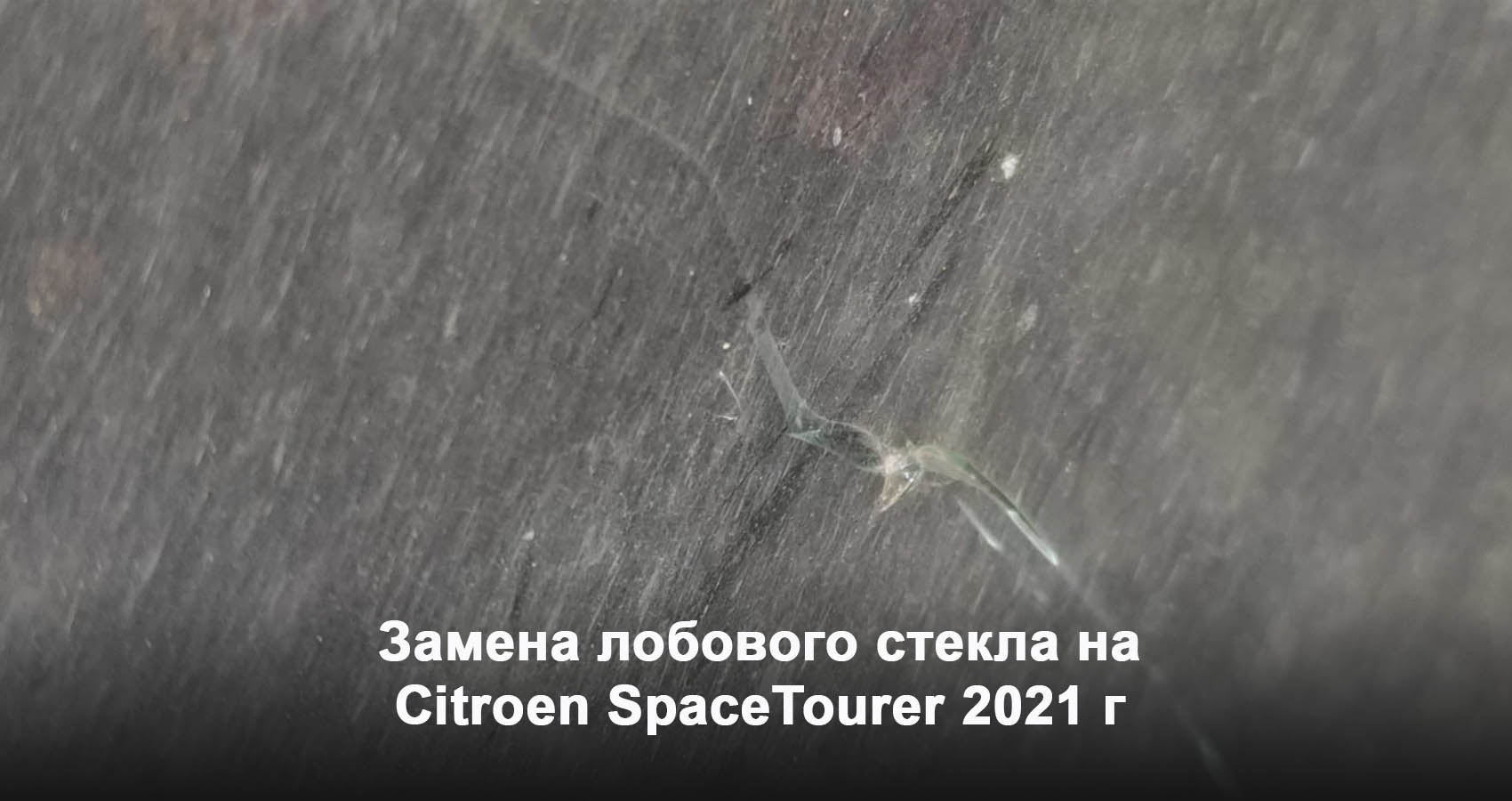 Замена лобового стекла на Citroen SpaceTourer 2021 г