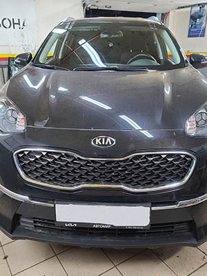 Замена лобового стекла на Киа Спортаж/ Kia Shortage 2021 год. Стекло AGC (4464AGAMOV)